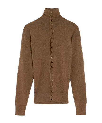 LEMAIRE 25FW Turtleneck Cardigan Women Picture Color TO1431LK1045 20 | L New