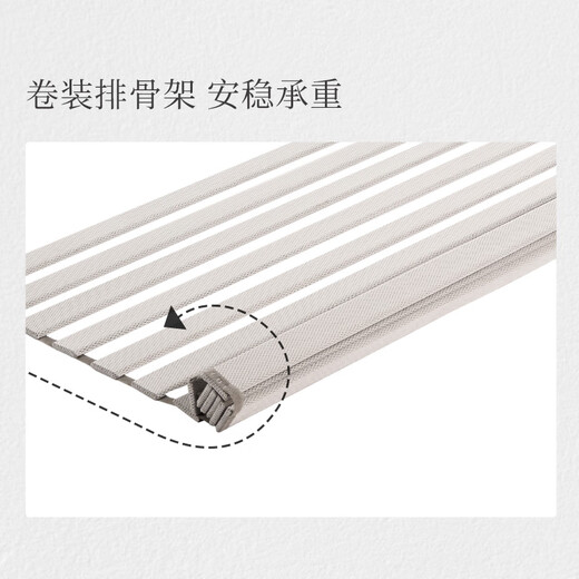 KUKA Modern Simple Leather Bed Bedroom 8227 Crescent Rice Storage + Single Bag Spring Latex Mat 1800*2000