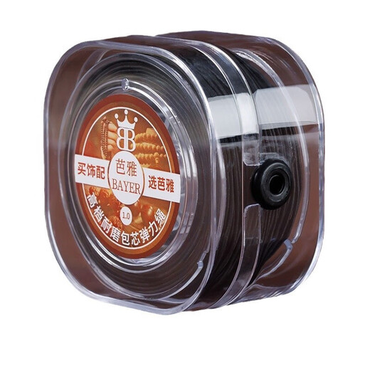 Pearl bracelet elastic rope beaded wire bracelet special thread for beads high-end wear-resistant green imported flat wire beef tendon brown 0.8mm boxed about 45 meters 0.8mm about 45 meters box