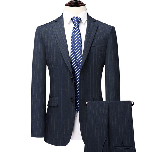 AX Armani men's straight suit trendy high-end picture color M 170