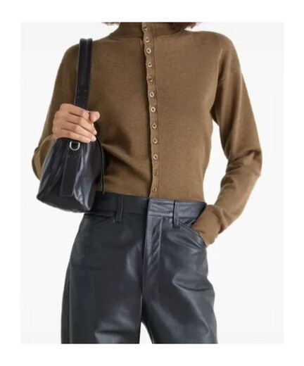 LEMAIRE 25FW Turtleneck Cardigan Women Picture Color TO1431LK1045 20 | L New