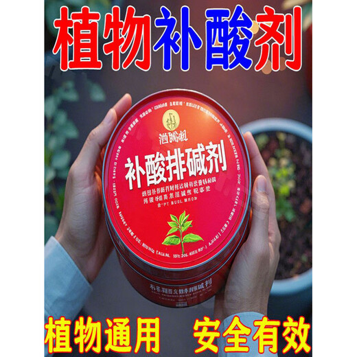 Rapid acid-base adjustment, acid-base replenishment, acidic flower-growing fertilizer, soil pH improvement, universal soil acidifier, 3 large jars 600g, improve soil acid-base balance