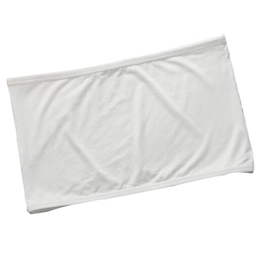 One-piece tube top, anti-exposure, beautiful back-wrapped underwear for female students, Korean version without rims, teenage girl's development bra, white + black - 2 pieces, one size fits all, 80-130Jin Jin is equal to 0.5 kg