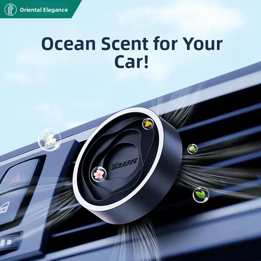 Yusenyi Ocean Fragrance Air Export Car Aromatherapy New Car Air Conditioning Export Decorative Solid Balsam Classic Edition Perfume Hanging Orchid Edition (Orchid Listening to Snow Fragrance) French imported plant essence removes formaldehyde, cleans and leaves a long-lasting fragrance