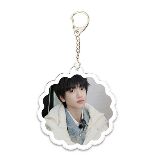 
Zhang Guiyuan's new peripheral double-sided transparent keychain school bag pendant to support students' gift customization KXPB16778 5CM