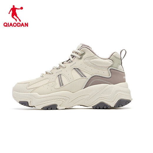 Jordan high-top plus velvet warm large cotton shoes for women winter leather waterproof casual shoes outdoor sports shoes