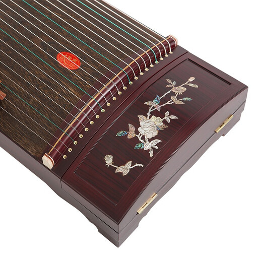 Fairy Sound Guzheng graben und eingebettete farbige Schnecken für professionelles Spielen von Massivholz -Guzheng -Musikinstrumenten