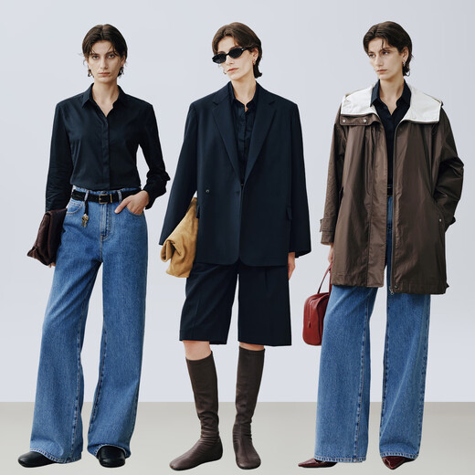 AYUKOAyuko long-termism 80 count long-staple cotton satin weave slightly waist slimming minimalist small version shirt for commuting cloud white-ready stock 48 hours delivery 36