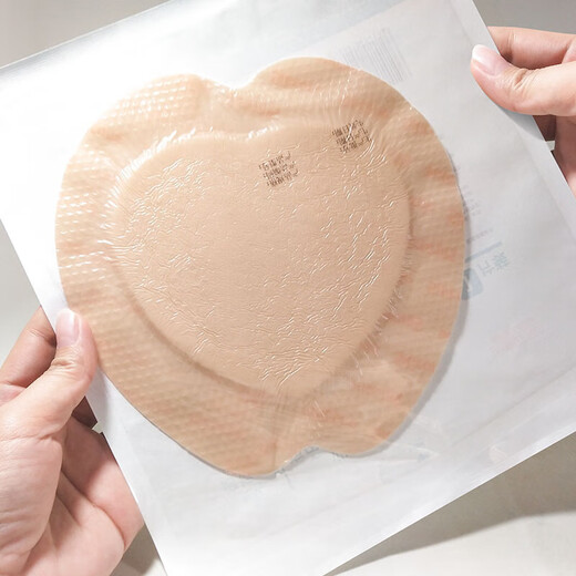 18x18cm silicone gel foam dressing to absorb exudate, sterile grade anti-pressure pad for bedridden elderly, medical, no pressure edge type 15cm*15cm 1 box 5 pieces 3 boxes