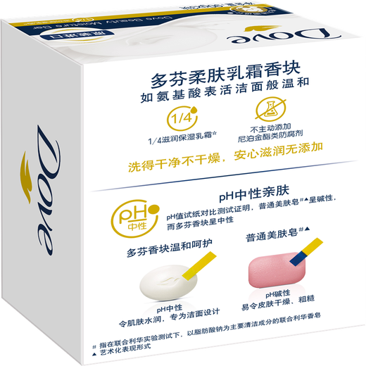 Dove Softening Cream Fragrance Bars (Special Pack of 3) 90g*3