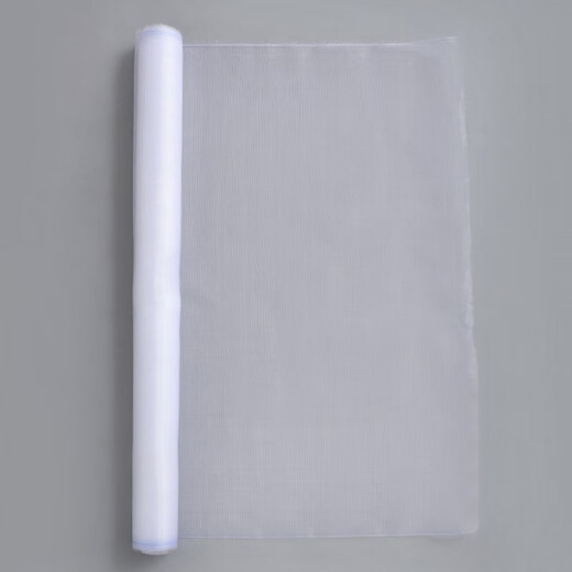 Encrypted and thickened good material white window screen net breathable anti-mosquito aluminum alloy plastic steel nylon window screen net self-installation home 1 meter long encrypted version - only window screen 0.6 meters wide