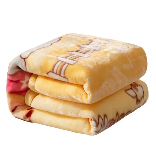 Children's blanket newborn baby blanket double layer cloud blanket baby spring autumn winter nap quilt kindergarten quilt big red (110*140) 2.3Jin Jin equals 0.5kg thickened for personal use (self-sealing transparent bag)