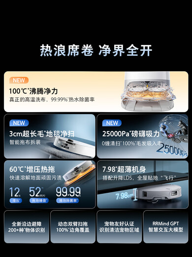 Roborocks neues Produkt P20 Ultra Plus Kehrroboter All-in-One-Saug- und Wisch-Selbstreinigungshaus P20 Ultra Plus offizieller Standard + Ober- und Unterwasserversion