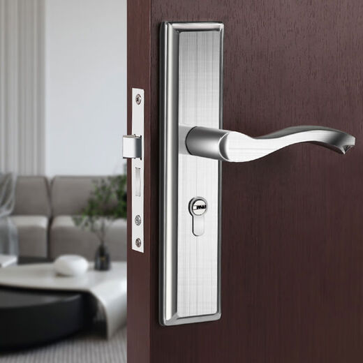 YUSENYI CHAMBRE BORD PORTE MAISON MAISON UNIVERSE LORCE PORTE UNIFICATION SILENT ACIER INOXEDUX INDOOR OND DOOR LOCK GRANDE LOCK 13548 PIRDE CORPS CORTAU