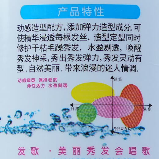 Fagefabao spring element, kiwi fruit fragrance, curly hair moisturizing and styling elastin for men and women, no-wash repair and styling 1 bottle of fagefabao spring element (kiwi fruit fragrance) 260ml