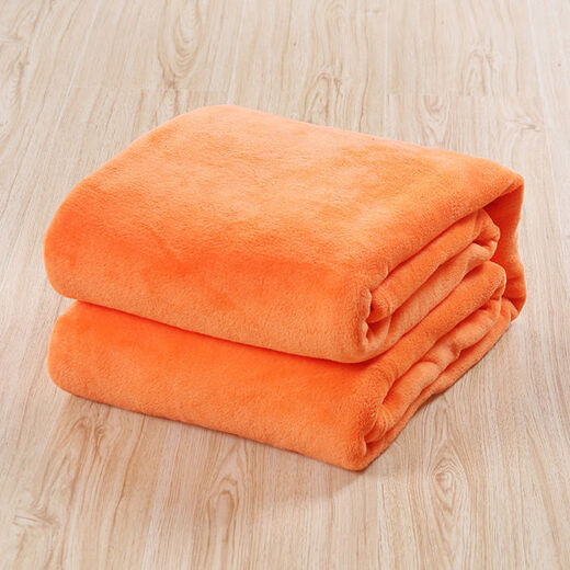 Yusenyi Flannel Four Seasons Solid Color Coral Fleece Blanket Sheets Upgraded Flannel Air Conditioning Blanket Dark Blue 70cmx100cm Knee Blanket