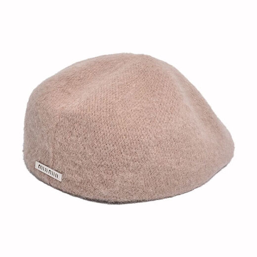 Autumn and winter hat women's retro British style progressive hat painter hat internet celebrity versatile two-wear beret fashionable beret hat 8306-coffee one size 55-58cm