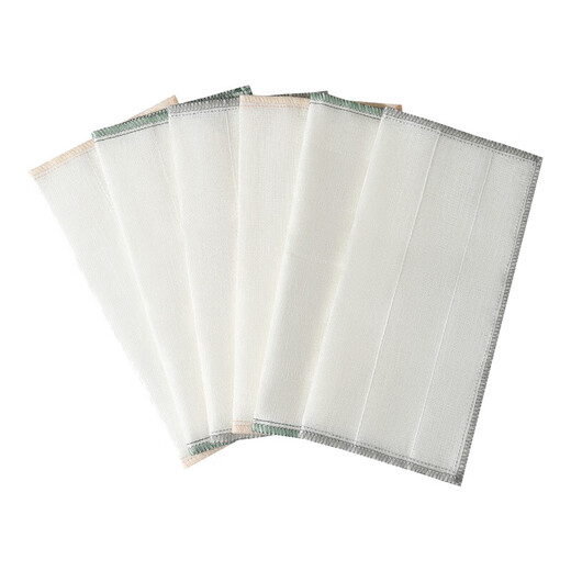 Oleophobic dishwashing cloth, strong water absorption, not easy to get oily and lint-free, 9-layer thickened kitchen rag, quick-drying and easy to clean, 3 packs (25*25cm, random colors)