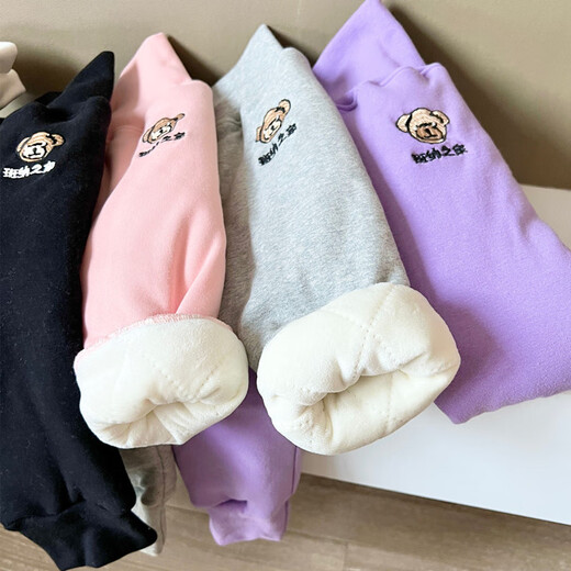 小红书爆款班纳之家加厚加绒婴儿大PP宝宝三层加厚棉裤长裤护230 白色厚厚裤子 cm建议身高5060CM 59