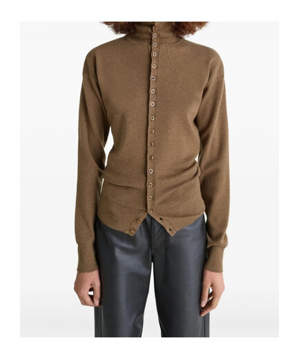 LEMAIRE 25FW Turtleneck Cardigan Women Picture Color TO1431LK1045 20 | L New