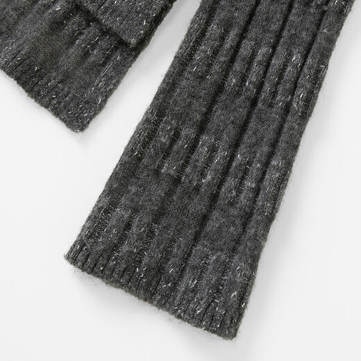 Broadcast mall same style micro-flared sleeve sweater for women 25 autumn and winter new style gray style sweater BDS4SD3705 G20 frost gray L