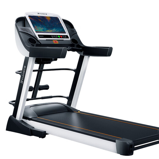 Yijian Treadmill Home Use 18-speed Electric Slope Hydraulic Folding Noise Reduction and Shock Absorption Indoor Sports and Fitness Equipment 8096 15.6-inch Color Screen Single Function/260Jin Jin equals 0.5kg Large load-bearing