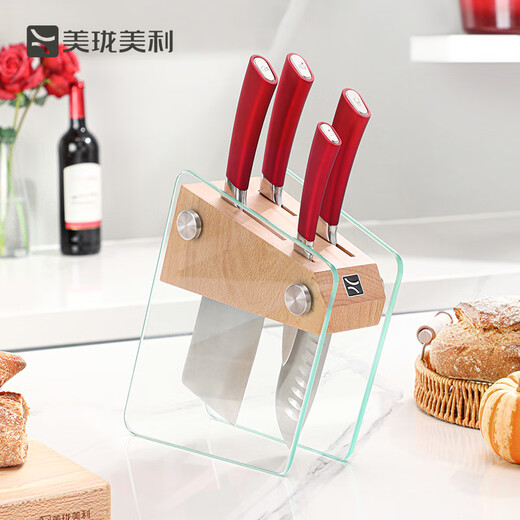 Meilong Meili Colorful Fengxuan 5-teiliges Set Deutsch importierte Edelstahl-Haushaltsküchenmesser-Set-Kombination