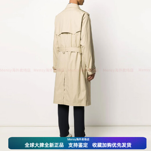 RALPH LAUREN 拉夫劳伦FW21 系腰带设计双排扣翻领外套风衣 男款 驼色新年礼物 驼色 S