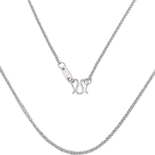 Laomiao Pt950 platinum necklace plain chain O-shaped plain Chopard chain platinum 2025 new style gift for girlfriend and wife birthday gift platinum O-shaped chain about 6.32g