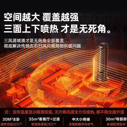 Rtako hot-selling 1 million + large-scale heater graphene heater electric heater bathroom household whole house heating 50 square meters power saving large area fast heating and cooling