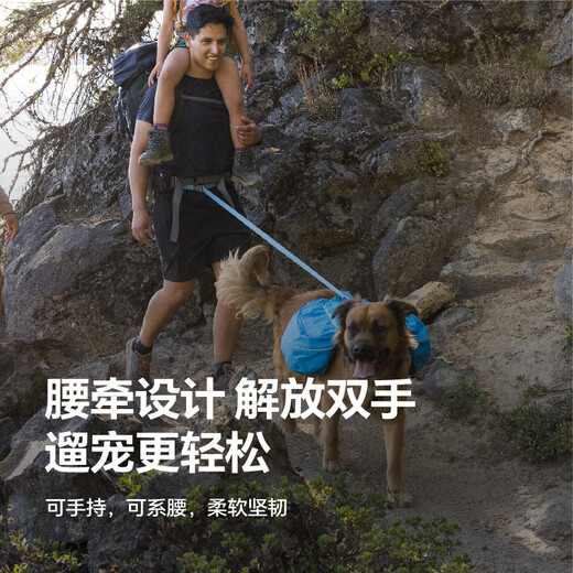 Ruff Wilvergland dog leash large dog ruffwear golden retriever Shiba Inu Teddy pet dog leash dog chain p chain sage green/fog forest green