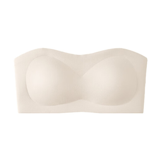 Perfect strapless underwear for women, anti-slip, push-up, seamless tube top, auxiliary breasts, anti-sagging, breast wrapping, invisible seamless back bra, white_non-slip, no fall off about 1cm S_recommended 32AB