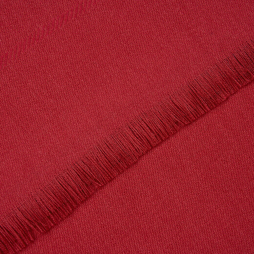 COACH brand direct supply women's JUMBO tassel pure wool scarf enamel red CQ719 New Year's gift