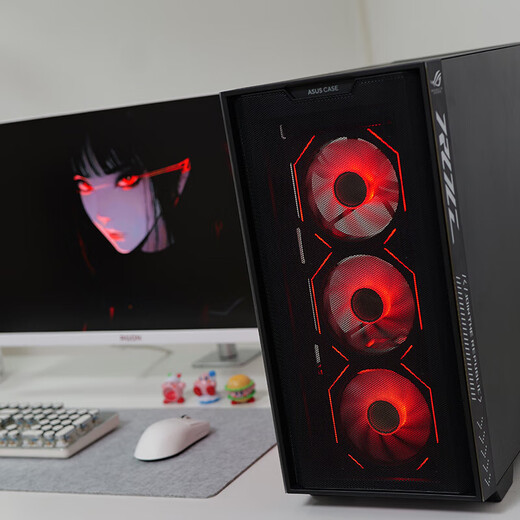 ASUS Chasing Shadow 24-issue interest-free RTX5080/5070 graphics card AMD Ryzen 9800X3D thousand frames e-sports game console assembly computer DIY desktop complete machine air duct chassis R7 9800X3D + ASUS RTX5080 configuration six