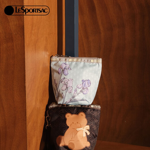 LeSportsac new blue cute cartoon commuting storage bag clutch bag clutch bag gift for girls Iris Garden