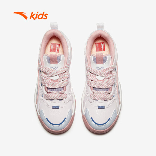 ANTA children's sneakers for girls and boys 25 winter fashion wear-resistant casual low-top milkshake sneakers A22548003
