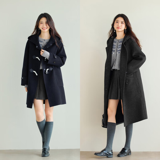 Eifini eifini eifini retro fashionable knitted cardigan 2025 winter new Korean style top gray pre-sale January 17th M