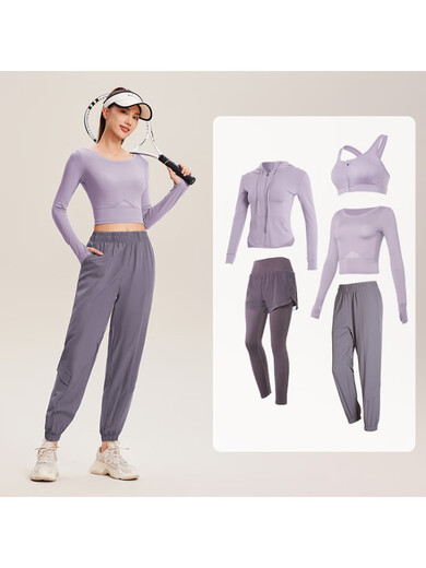 Vanstick Yoga Wear Women's Suit Morning Running Professional Sportswear Autumn and Winter New Pilates Training Black (Long Sleeve) Two-piece Set tc42757瓓S