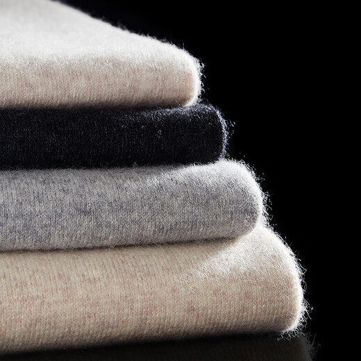 EMZ Ordos Inner Mongolia-produced worsted velvet trousers, velvet trousers, men's thickened women's thermal trousers, slim-fitting thin wool trousers, men's dark gray M (pure cashmere)