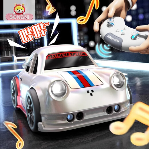 Shantou Lincun desktop mini smart induction following car remote control drift car decompression electric toy car holiday gift for men SKU01_Color classification (obsidian black remote control + dodge + follow + drift