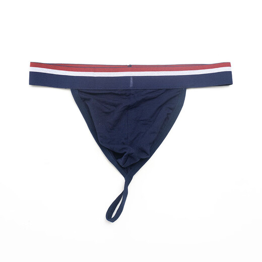 YWZAO special men's underwear sexy thong butt plug underwear combination extremely tempting to go out royal blue N18 fingertip (silicone) inch 28-32