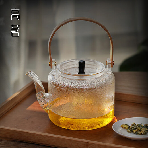 Gaoming (gaoming) 2025 new style steaming dual-purpose tea kettle electric ceramic stove special glass kettle high temperature resistant tea kettle lifting kettle household Qingquan kettle