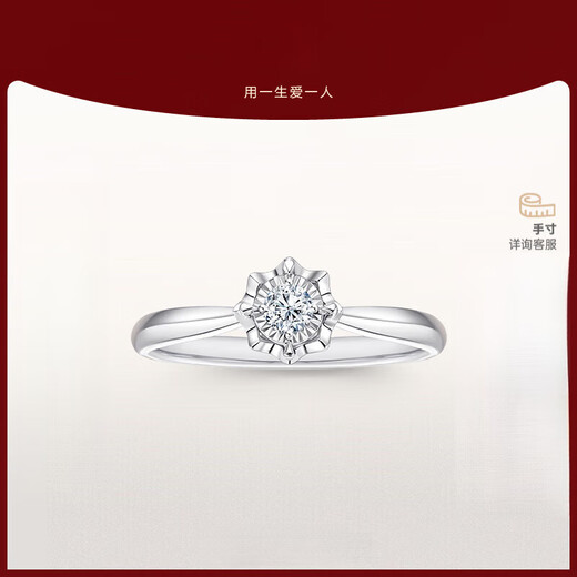 DR Proposal Diamond Ring Platinum BELIEVE Classic Perseverance Brilliant Diamond Ring Holiday Gift 30 Points E Color VS1 GIA Certificate + Gift Box