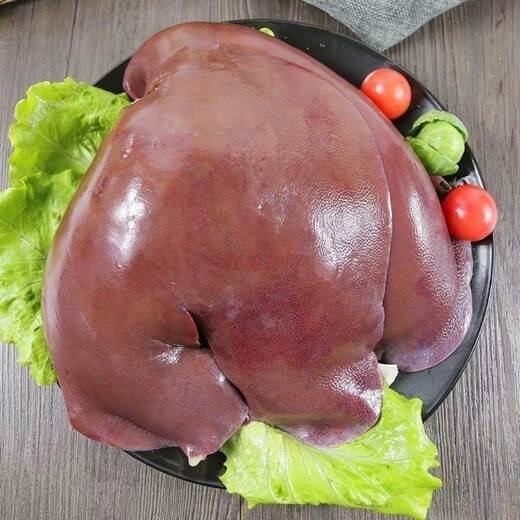Frozen pork liver 3Jin Jin equals 0.5kg boxed fresh farmhouse free-range pork pig offal pig liver fresh quick-frozen pig liver 500g/box