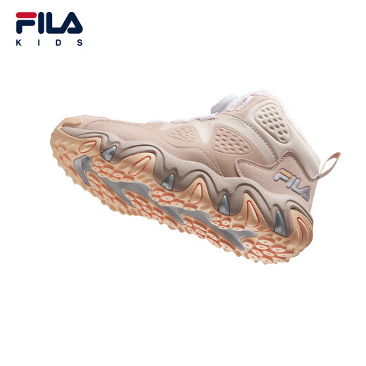 FILA Children's Shoes Cotton Boots 2025 Winter New Men's and Women's Sports Warm Cotton Shoes for Middle and Large Children Fog Rose Pink/Black Rose Pink-MS 36 Inner Length 23.0cm