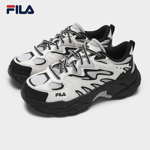 FILA official women's shoes FERN modern sports shoes 2025 fern straw shoes casual shoes dad shoes