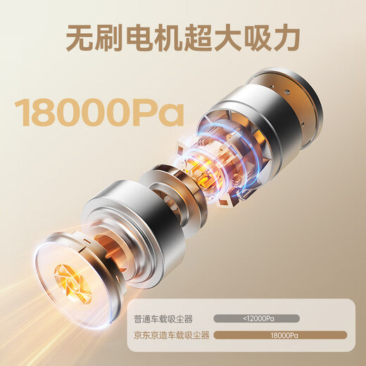 Car-mounted vacuum cleaner made by Jingdong, hand-held wireless high suction, long-lasting battery life, blowing and sucking in one, car-mounted, home desktop, window sill, pet dust removal, mini portable vacuum cleaner