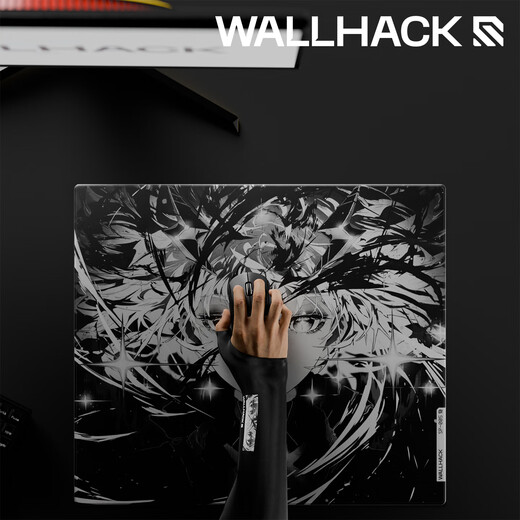 沃哈克Wallhack电竞专用飞袖Skypad钢化玻璃鼠标垫冰袖FPS吃鸡游戏 提高滑动速度 Pro觉醒-有指 L/XL码