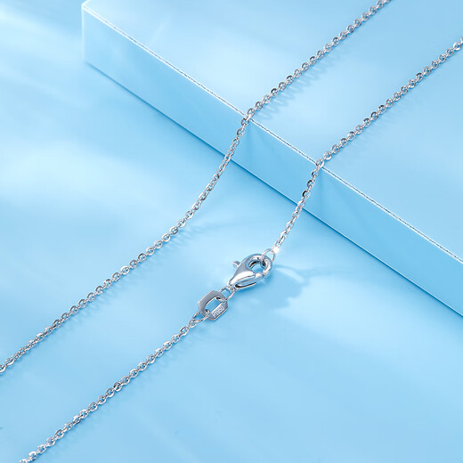 Luxury beads PT950 platinum cross chain light luxury fashion versatile cross platinum necklace high-end gift 2.51g-45cm