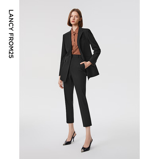Langzi Basic Wardrobe Wool Light Business Blazer New Suit